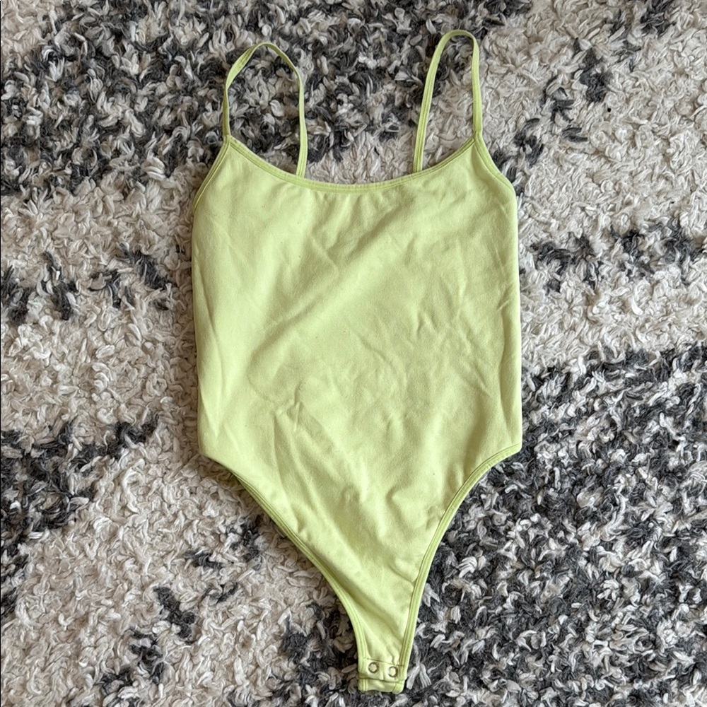 Forever 21 Green Bodysuit Top